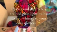 I transformed cozy corners of my home with £8 stained glass light bulb