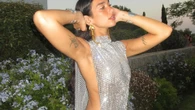Dua Lipa goes braless in daring sequin gown for 30th birthday bash