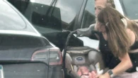 Conjoined twins Brittany & Abby Hensel seen with baby after one gets married