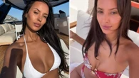Maya Jama looks incredible in bikini as she sips wine before Love Island final