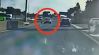 Horror moment OAP drives down motorway the wrong way