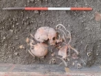 Pompeii dig reveals family barricaded door with BED in bid to shield molten ash