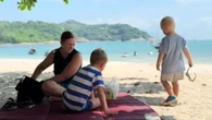 I ditched the UK to live on a cheap island by the beach with my kids