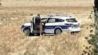 Shock moment two brazen cops are caught romping in field against police car