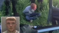 Moment drug dealer leads cops on high-speed chase - before windows smashed in