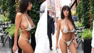 Kanye West’s wife Bianca Censori stuns in just a sweetie bra & thong