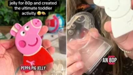 Mum shares genius way she turned 80p Peppa Pig jelly into 'hours of toddler fun'