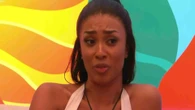 Watch the moment Love Island bombshell breaks down in tears after row with rival