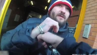 Moment drug dealer lag is arrested at prison gates as he's released from jail