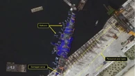 North Korea's warship hauled UPRIGHT with balloons as cause of disaster revealed