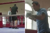 Snooker legend Ronnie O'Sullivan, 49, tries hand at boxing as video emerges