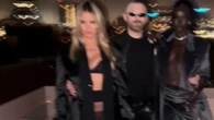Heidi Klum, 51, looks sensational in racy black lingerie & an oversized jacket