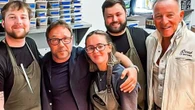 Bruce Springsteen and Stephen Graham surprise staff at Huddersfield restaurant