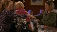 Awkward moment Corrie character calls co-star by real name - did you spot it?