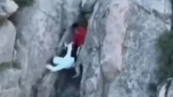 Shock moment couple cheat death as they fall off 5,000ft mountain on shortcut