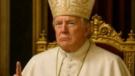 Trump shares picture of him as POPE after saying he'd like to be next Pontiff