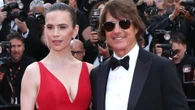 Tom Cruise & co-stars on red carpet at showing of new Mission: Impossible film