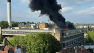 Huge blaze engulfs maternity hospital as pregnant women evacuated