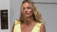 Kate Moss, 51, shows off legs in luxury dress as she struts streets for shoot