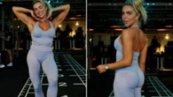 Gabby Allen shows ex Casey what he’s missing by flashing her peachy bum