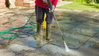 Clean your patio in just one hour with 65p everyday kitchen item