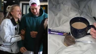 Chris & JoJo spend 'perfect' evening in bed after sweet airport reunion