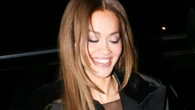 Rita Ora puts on VERY daring display in see-through black dress for night out