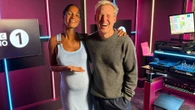 Pregnant Vick Hope's Radio 1 co-star sends her off on maternity leave