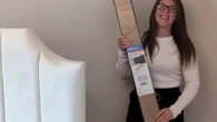 I used an £18 B&Q buy to make a DIY panel wall - there's no drilling