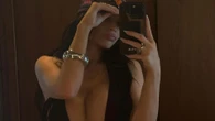 Kylie Jenner shows off curves in black bikini and gives nod to boyfriend