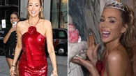 Olivia Attwood stuns in red sequin mini dress as she celebrates birthday