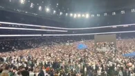 Wild moment Spurs fans storm Tottenham Stadium in pitch invasion after Bilbao win