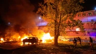 Russia blitzes Kyiv with drone strike as Zelensky warns 'I won't play games'