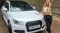 Princess Andre, 17, sent stark warning as she shows off £30k car