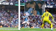 De Bruyne misses OPEN GOAL on Etihad goodbye as stunned family watch it back