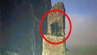 2 climbers left trapped up 200ft rock tower in winds after rope got tangled