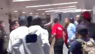 Keyshawn Davis 'escorted out after backstage brawl with brother's opponent'