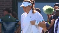 Wimbledon star forced to lift up skirt as she is questioned over dress code