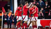 Forest hold off Saints comeback to draw level on points with Arsenal