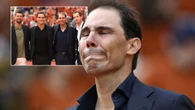 Nadal bursts into tears during French Open farewell speech as legends join him