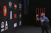 Darts ref hailed after nailing challenge while holding a cup of tea