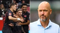 Leverkusen win first game without Ten Hag despite having NINE MEN
