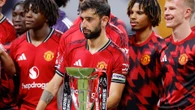 Bruno Fernandes branded 'proper captain' for miserable trophy 'celebration'