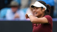 Emma Raducanu bursts into tears live on TV after Eastbourne comeback win