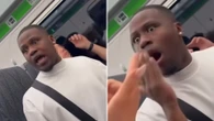 Moment footballer tells women ‘I’ll kill you’ in 'attractiveness' row on train