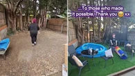 I transformed my ex-drug den council house garden with £1.7k from strangers