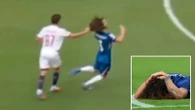 PSG's Neves sent off for pulling Cucurella's hair in moment of madness