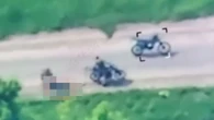 Sick vid shows Putin’s men drag Ukrainian to DEATH on rope behind motorbike