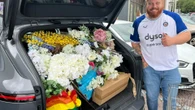 I saved thousands on my wedding by filling my boot with 50p flowers from Dunelm