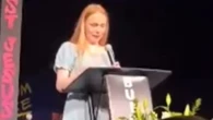 Watch teen give funeral eulogy to murdered mum that made HER the prime suspect